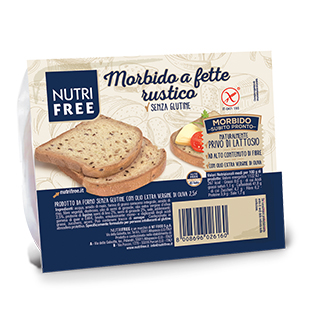 NUTRIFREE MORBIDO A FETTE RUSTICO 165 G - Farmacia Bartoli