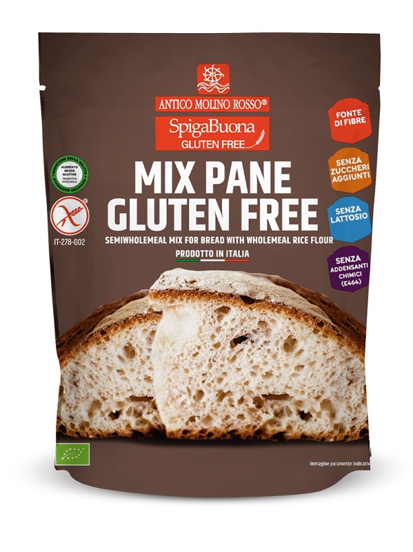 SPIGA BUONA MISCELA PER PANE SEMINTEGRALE SENZA GLUTINE BIO 500 G - Farmacia Bartoli