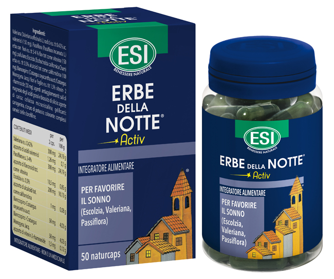 ESI ERBE DELLA NOTTE ACTIV 50 CAPSULE - Farmacia Bartoli