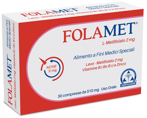 FOLAMET 30 COMPRESSE 500 MG - Farmacia Bartoli