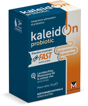 KALEIDON PROBIOTIC FAST BIANCO NATURALE 10 BUSTE OROSOLUBILI - Farmacia Bartoli
