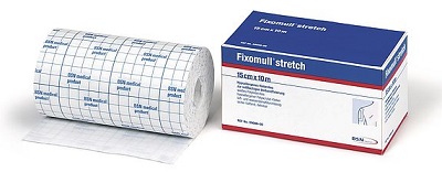 FASCIA AUTOADESIVA IPOALLERGENICA FIXOMULL STRETCH PER FISSAGGIO CATETERI M 10 X 10 CM - Farmacia Bartoli