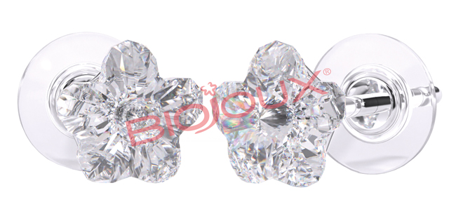 ORECCHINO POST FORATURA SWAROVSKI CRYSTAL FLOWER ARTICOLO BJT963 - Farmacia Bartoli