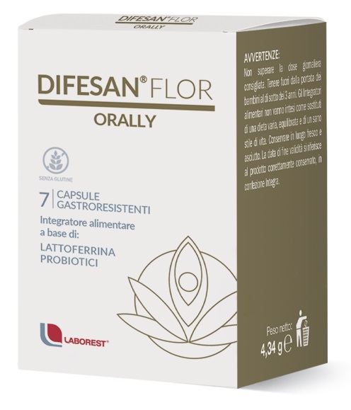 DIFESAN FLOR ORALLY 7 CAPSULE - Farmacia Bartoli
