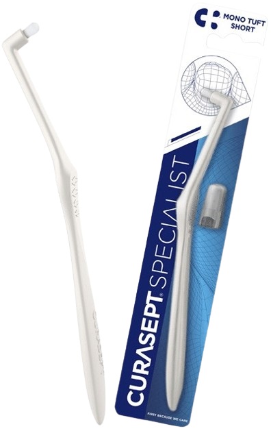 CURASEPT SPAZZOLINO SPECIALIST MONO TUFT SHORT - Farmacia Bartoli