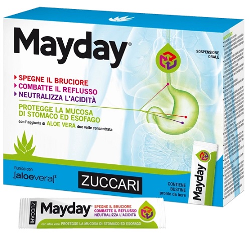 MAYDAY SOSPENSIONE PER USO ORALE ALLA MENTA 24 BUSTINE 10 ML - Farmacia Bartoli