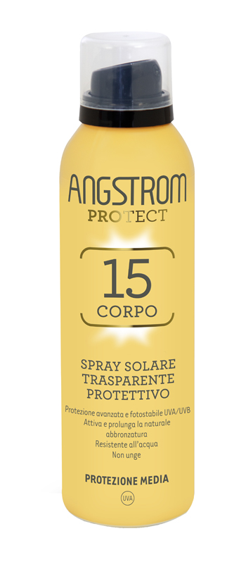 ANGSTROM PROTECT 15 CORPO SPRAY SOLARE TRASPARENTE 150 ML - Farmacia Bartoli