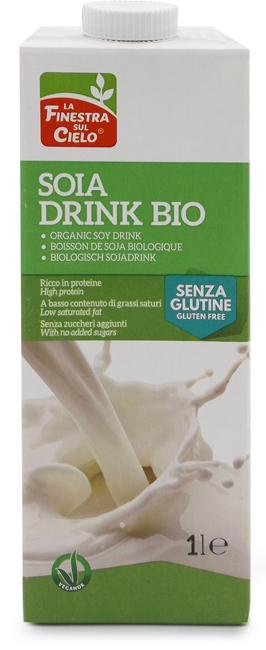 BEVANDA SOIA DRINK SENZA GLUTINE BIO 1 LITRO - Farmacia Bartoli