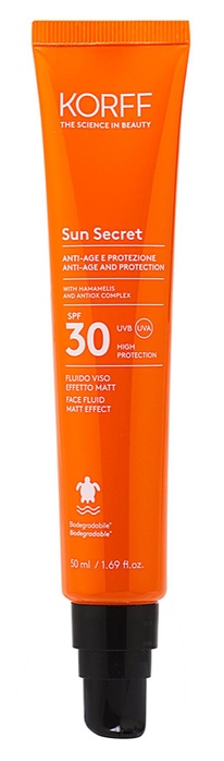 KORFF SUN SECRET FLUIDO VISO EFFETTO MATT SFP 30 50 ML - Farmacia Bartoli