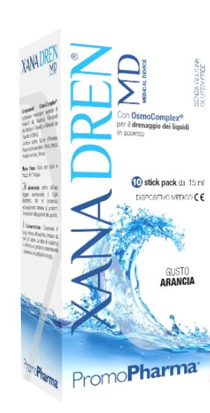 XANADREN ARANCIA 10 STICK PACK DA 15 ML - Farmacia Bartoli