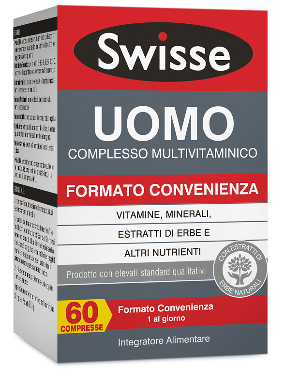 SWISSE UOMO MULTIVITAMINICO 60 COMPRESSE - Farmacia Bartoli