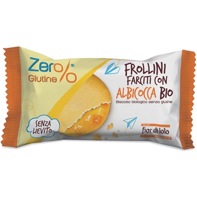 ZER%GLUTINE FROLLINI FARCITI CON ALBICOCCA 70 G - Farmacia Bartoli