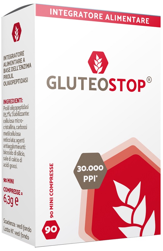 GLUTEOSTOP 90 MINI COMPRESSE - Farmacia Bartoli