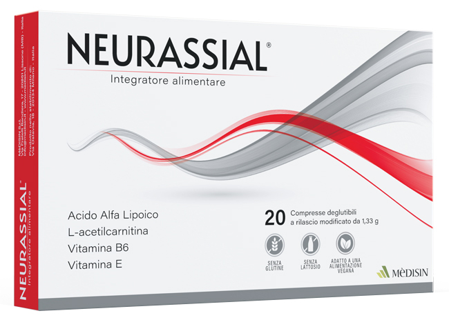 NEURASSIAL 20 COMPRESSE 1,33 G SENZA GLUTINE SENZA LATTOSIO - Farmacia Bartoli
