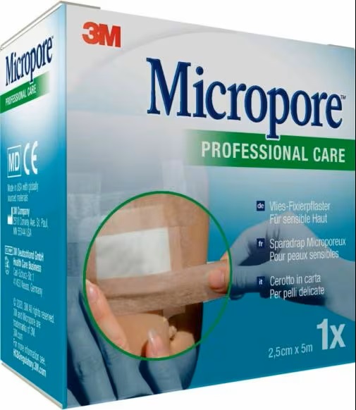CEROTTO IN CARTA MICROPORE SURGICAL TAPE TAN M5X25MM - Farmacia Bartoli