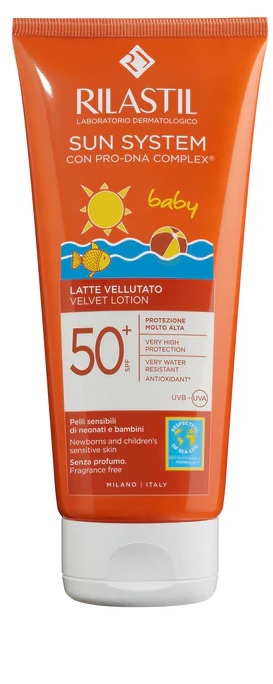 RILASTIL SUN PPT SPF 50+ BABY LATTE VELLUTO 200 ML - Farmacia Bartoli