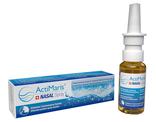 SOLUZIONE DECONTAMINANTE IPERTONICA ALCALINA DI ACQUA DI MARE IONIZZATA ACTIMARIS NASAL SPRAY 20 ML - Farmacia Bartoli