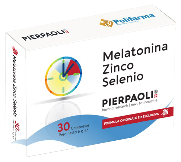 MELATONINA ZINCO SELENIO PIERPAOLI 30 COMPRESSE - Farmacia Bartoli