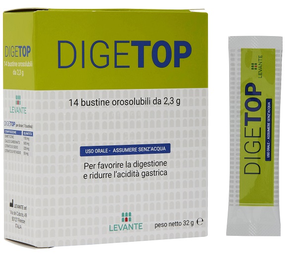 DIGETOP 14 BUSTINE OROSOLUBILI 2,3 G - Farmacia Bartoli