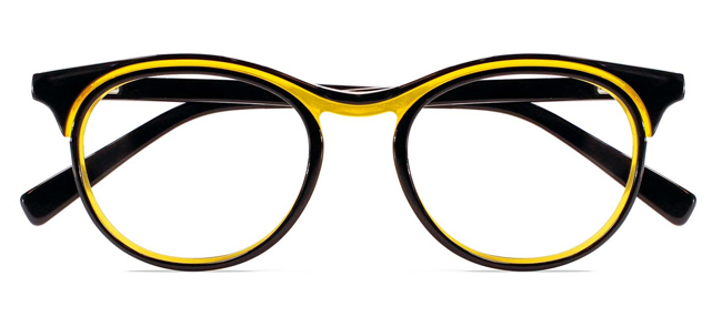 OCCHIALE DA LETTURA PREMONTATO TWINS GOLD MIRAGE GIALLO +1,00 - Farmacia Bartoli