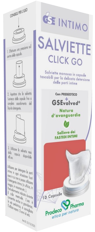 GSE INTIMO SALVIETTE CLICK GO 10 PEZZI - Farmacia Bartoli