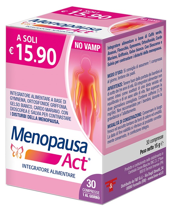MENOPAUSA ACT 30 COMPRESSE - Farmacia Bartoli