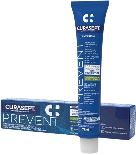 CURASEPT PREVENT DENTIFRICIO 75 ML - Farmacia Bartoli
