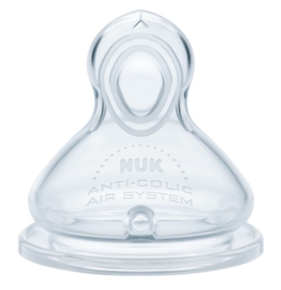NUK TETTARELLA FC+ FLOW CONTROL SILICONE 6-18 M 2 PEZZI - Farmacia Bartoli