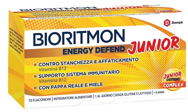 BIORITMON ENERGY DEFEND JUNIOR 10 FLACONCINI 10 ML - Farmacia Bartoli