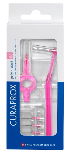 CURAPROX CPS 08 SCOVOLINO PRIME START 08 PINK 5 PEZZI - Farmacia Bartoli