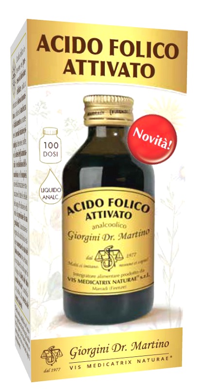ACIDO FOLICO ATTIVATO LIQUIDO ANALCOLICO 100 ML - Farmacia Bartoli