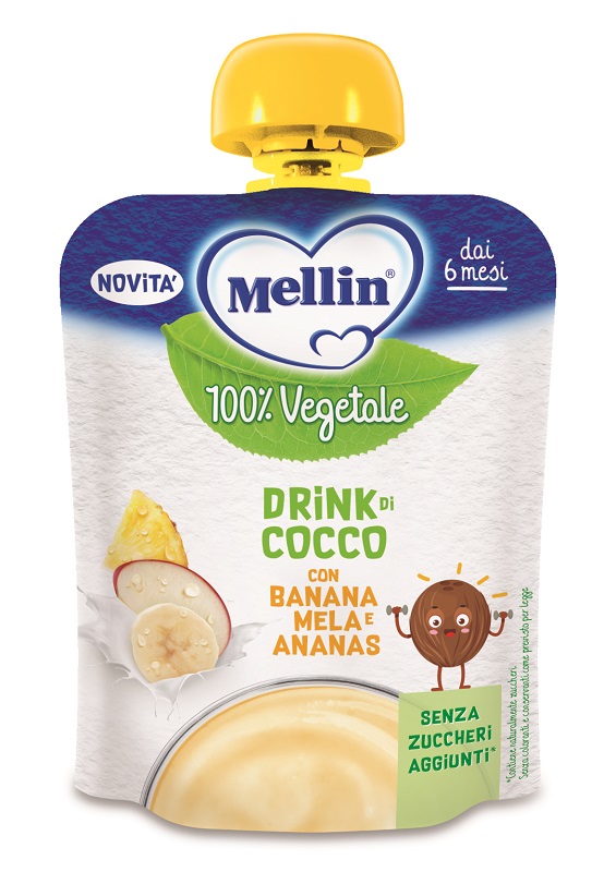 MELLIN POUCH COCCO MELA BANANA ANANAS 90 G - Farmacia Bartoli