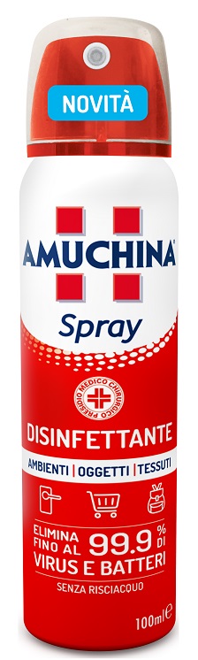 AMUCHINA SPRAY AMBIENTI OGGETTI TESSUTI 100 ML - Farmacia Bartoli