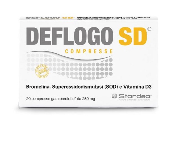 DEFLOGO SD 20 COMPRESSE GASTROPROTETTE SENZA GLUTINE SENZA LATTOSIO - Farmacia Bartoli