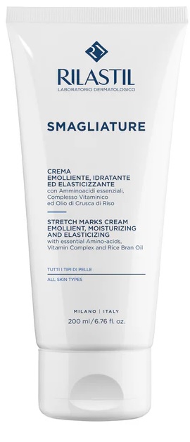RILASTIL SMAGLIATURE CREMA EMOLLIENTE IDRATANTE ED ELASTICIZZANTE 200 ML - Farmacia Bartoli