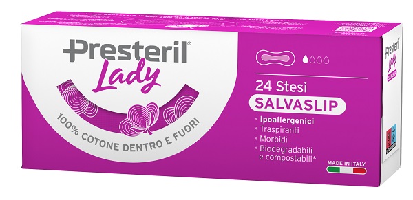PRESTERIL LADY PROTEGGI SLIP STESI BIODEGRADABILI 24 PEZZI - Farmacia Bartoli