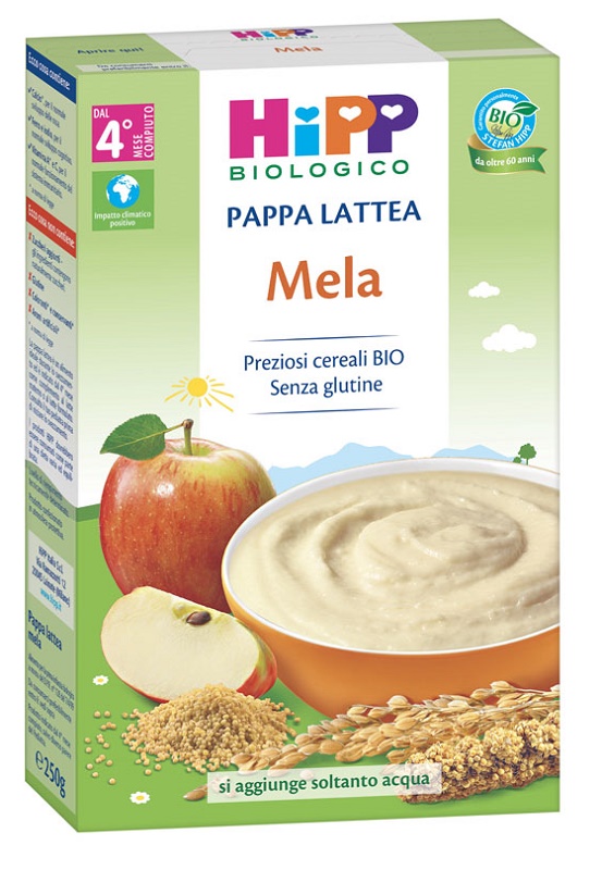 HIPP BIO PAPPA LATTEA MELA 250 G - Farmacia Bartoli