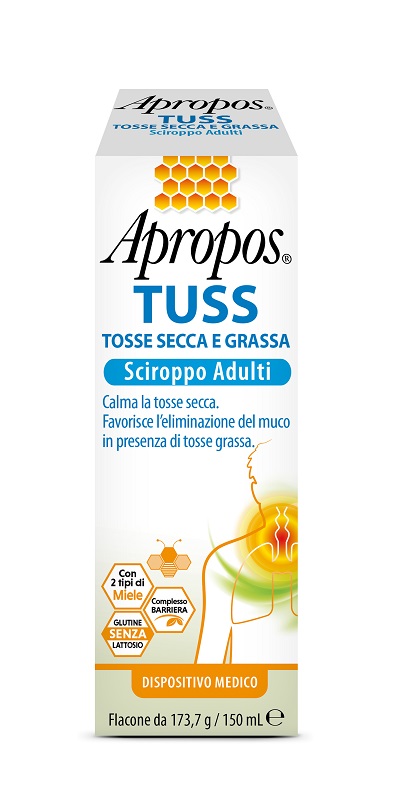 APROPOS TUSS SCIROPPO ADULTI 150 ML - Farmacia Bartoli