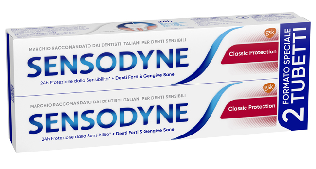 SENSODYNE CLASSICO PROTECTION 2 X 75 ML - Farmacia Bartoli