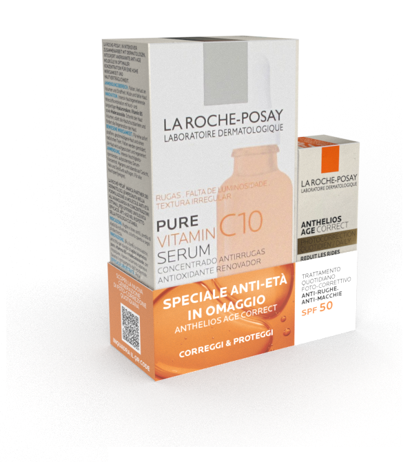 VITC10 SERUM 30 ML + ANTHELIOS AGE CORRECT SPF50 3 ML OMAGGIO - Farmacia Bartoli
