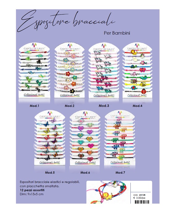 CAPRICE DE LAURE BRACCIALE ELASTICO REGOLABILE CON PLACCHETTA SMALTATA - Farmacia Bartoli