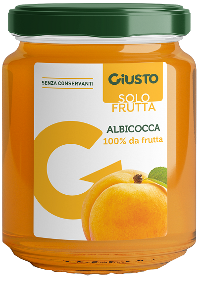 GIUSTO SOLO FRUTTA MARMELLATA ALBICOCCHE 284 G - Farmacia Bartoli