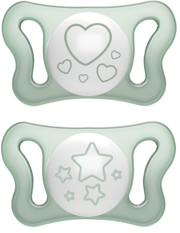 CHICCO SUCCHIETTO MICRO LUMI SILICONE 0-2M 2 PEZZI - Farmacia Bartoli