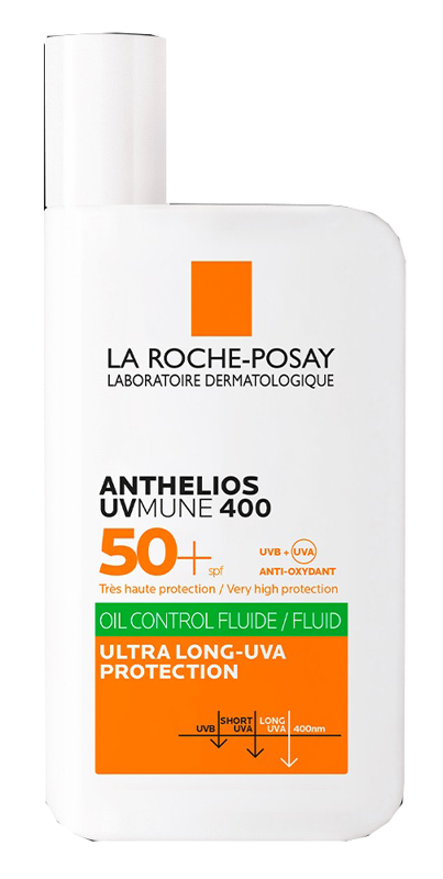 ANTHELIOS FLUIDO OIL CONTROL COLORATO UVMUNE SPF50+ 50 ML - Farmacia Bartoli