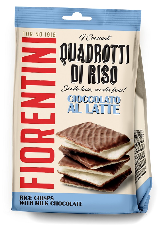QUADROTTI RISO RICOPERTI DI CIOCCOLATO AL LATTE 80 G - Farmacia Bartoli