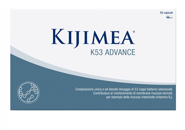 KIJIMEA K53 ADVANCE 56 CAPSULE SENZA EDULCORANTI SENZA GLUTINE SENZA LATTOSIO - Farmacia Bartoli