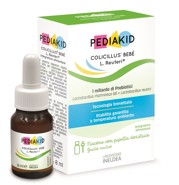 PEDIAKID COLICILLUS BEBE + REUTERI 8 ML - Farmacia Bartoli