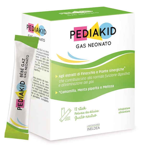 PEDIAKID GAS NEONATO 12 STICK - Farmacia Bartoli
