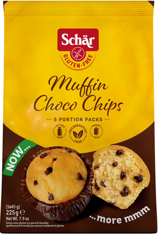 SCHAR MUFFIN CHOCO CHIP 225 G - Farmacia Bartoli