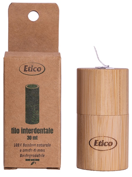 ETICO FILO INTERDENTALE A TUBO BAMBU' 30 M - Farmacia Bartoli